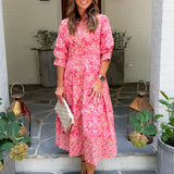Carter Grandeur Cherry Maxi Dress Elizabeth James the Label