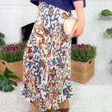 Carter Puddle + Sky Pleated Maxi Skirt