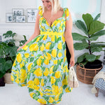Catarina Limoncello Midi Dress Prosperina