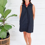 Catherine Black Mini Dress Entro
