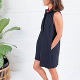 Catherine Black Mini Dress Entro