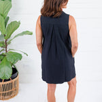 Catherine Black Mini Dress Entro