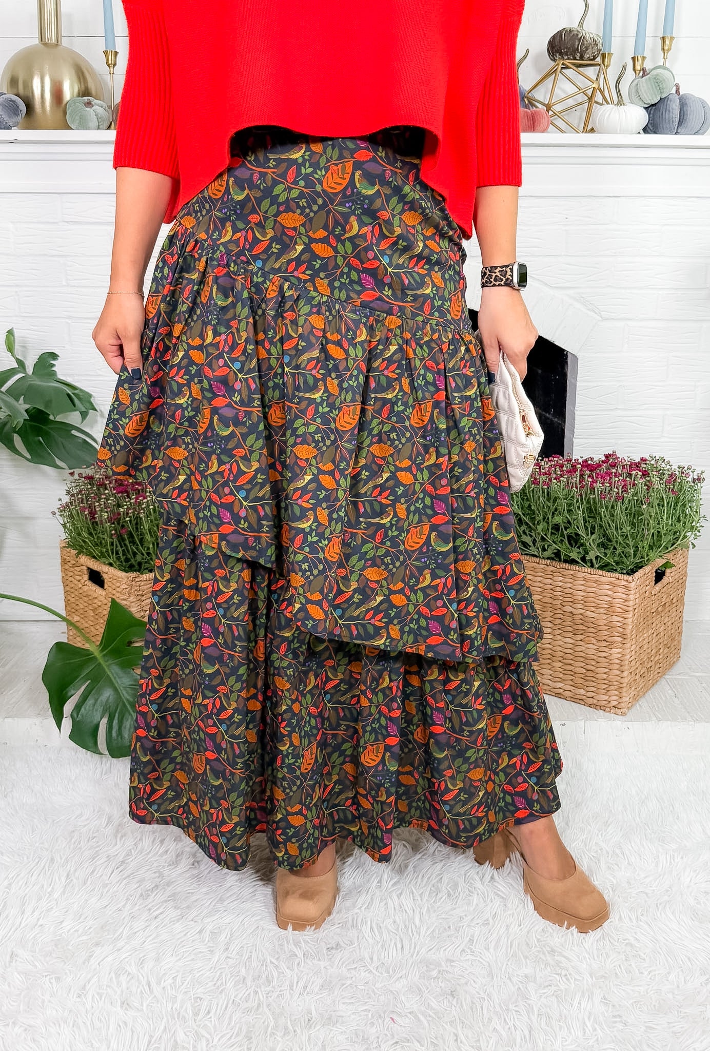 Celeste Winter Garden Maxi Skirt Sincerely Ours 