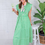 Chappel Apple Striped Shirt Dress Entro 