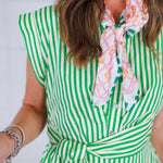 Chappel Apple Striped Shirt Dress Entro 