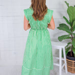 Chappel Apple Striped Shirt Dress Entro 