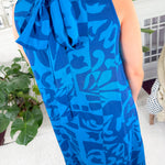 Charlie Blue Turquoise Maxi Dress Briton Court