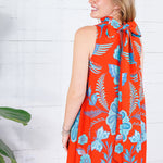 Charlie Strawberry Waves Maxi Dress Briton Court