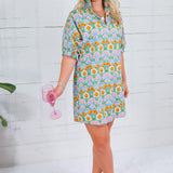 Charlotte Dreamy Meadows Mini Dress Adrienne