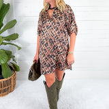 Charlotte Spotted Giraffe Dress Adrienne 