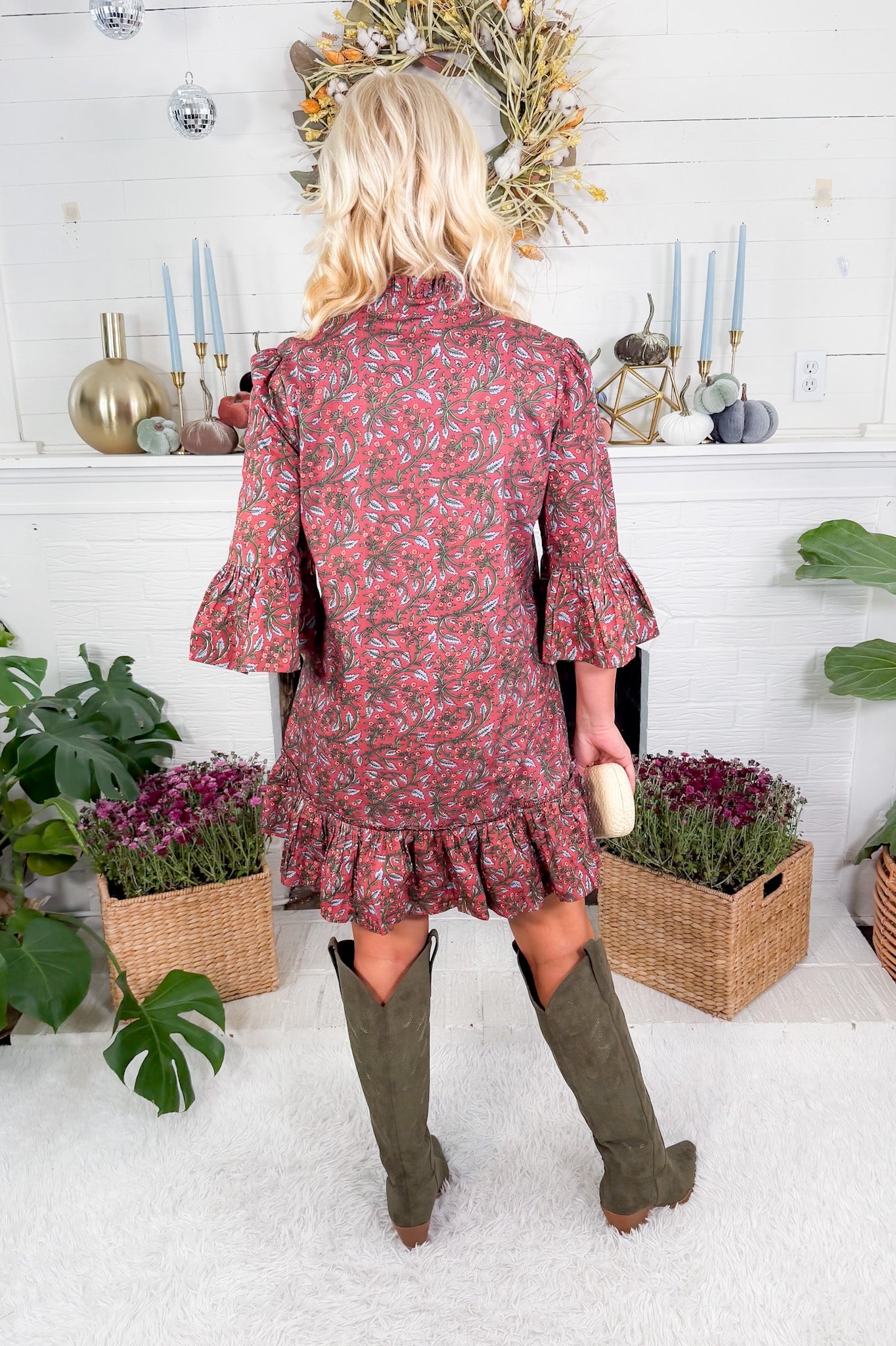 Chelsea Climbing Floral Mini Dress Double A the Brand