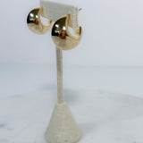 Cheney Puffy Gold Hoops