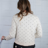 Chester Cream + Black Dot Cardigan Compania Fantastica