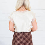 Chris Lace Trim Top Lucy Paris