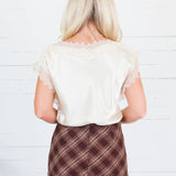 Chris Lace Trim Top Lucy Paris