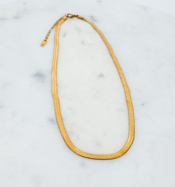 Christy Herringbone Necklace