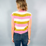 Cisse Rose Striped Sweater Frnch