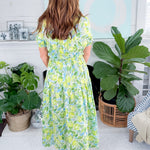 Citrus Splash Maxi Dress Meet Me in Santorini