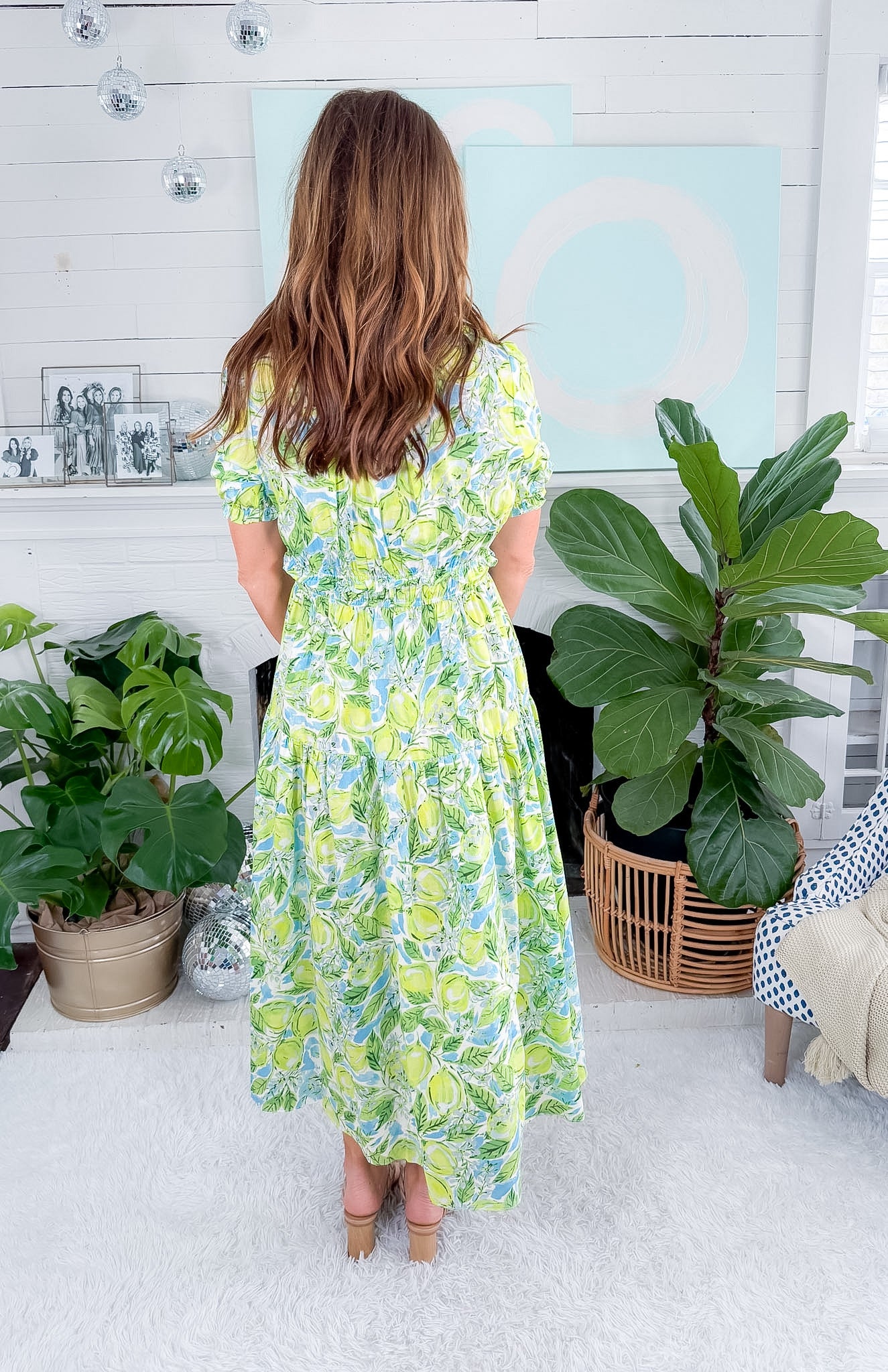 Citrus Splash Maxi Dress Meet Me in Santorini