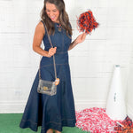 Claire Denim Maxi Dress Elizabeth James the Label
