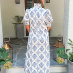 Claire French Vintage Floral Maxi Dress Karlie