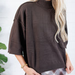 Clancy Brown Mock Neck Sweater Glam