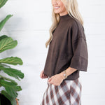Clancy Brown Mock Neck Sweater Glam