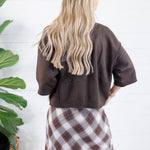 Clancy Brown Mock Neck Sweater Glam