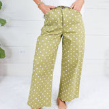 Clarence Olive Dottie Pants Glam