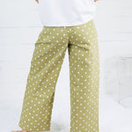 Clarence Olive Dottie Pants Glam