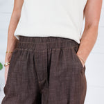 Claude Espresso Pegged Pants Mustard Seed