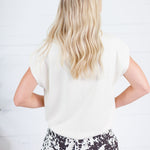 Clayton Ivory Sleeveless Sweater Entro