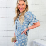 Cleary Chambray Eyelet Top Entro