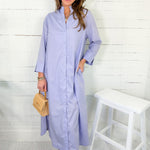Clementine Periwinkle Maxi Dress Entro