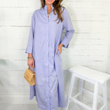Clementine Periwinkle Maxi Dress Entro