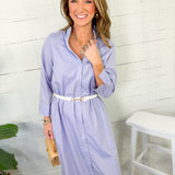 Clementine Periwinkle Maxi Dress Entro