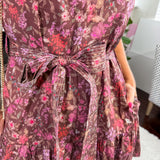 Clive Brown Floral Mini Dress