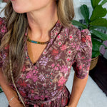 Clive Brown Floral Mini Dress