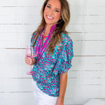 Coastal Jade Dots Top Entro