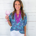 Coastal Jade Dots Top Entro