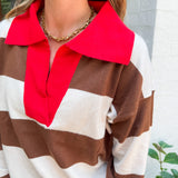 Colchique Marron Glace Sweater FRNCH