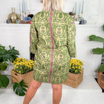Colette Topiary Green Mini Dress Double A the Label