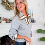 Collier Gray Quilted Top THML