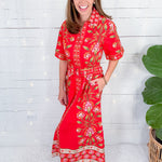 Collins Poppy Indian Flower Maxi Dress Elizabeth James the Label 