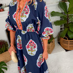 Colton Midnight Mix Maxi Dress Umgee