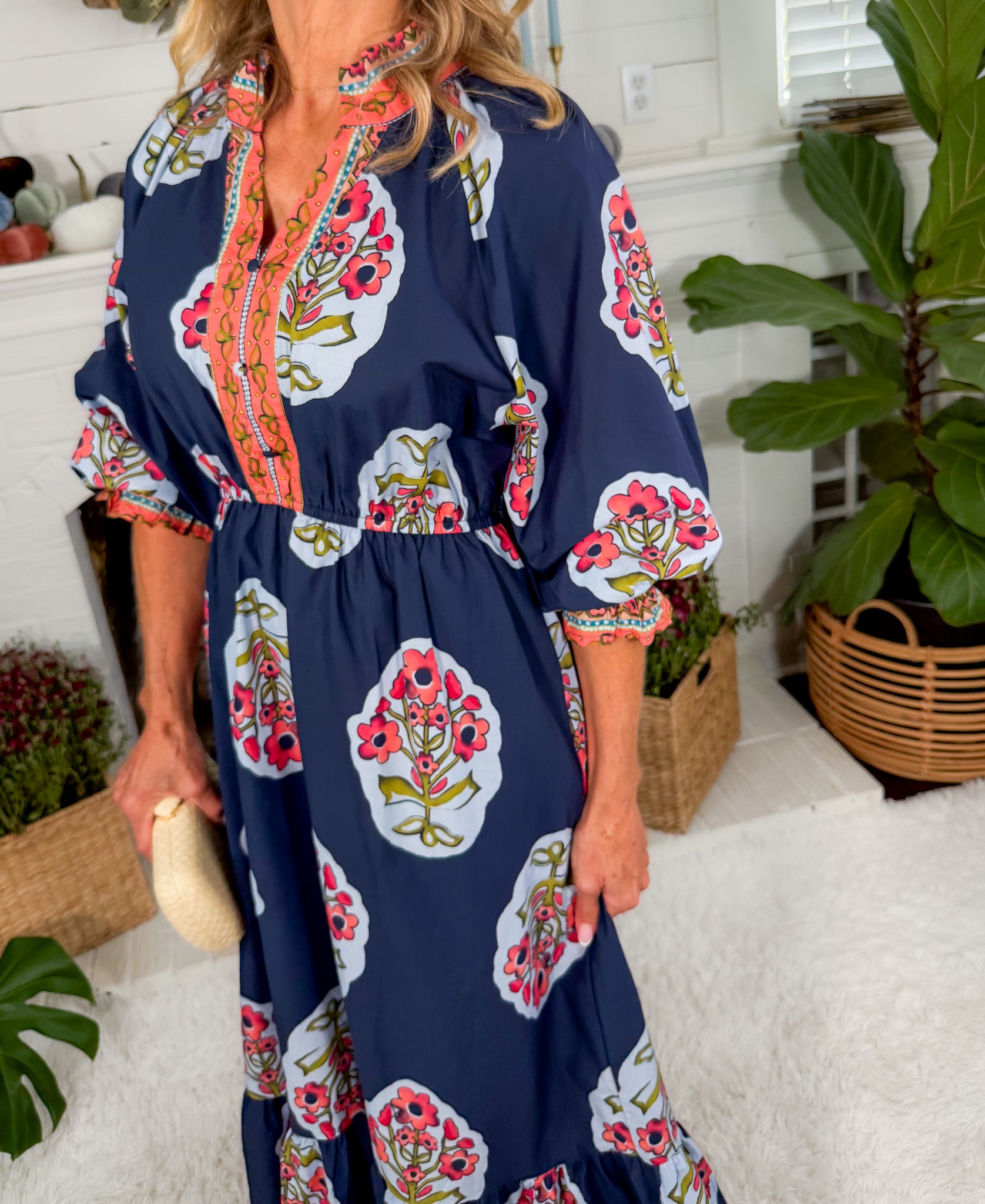 Colton Midnight Mix Maxi Dress Umgee