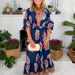 Colton Midnight Mix Maxi Dress Umgee
