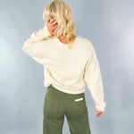 Compton Cream Back Bow Sweater