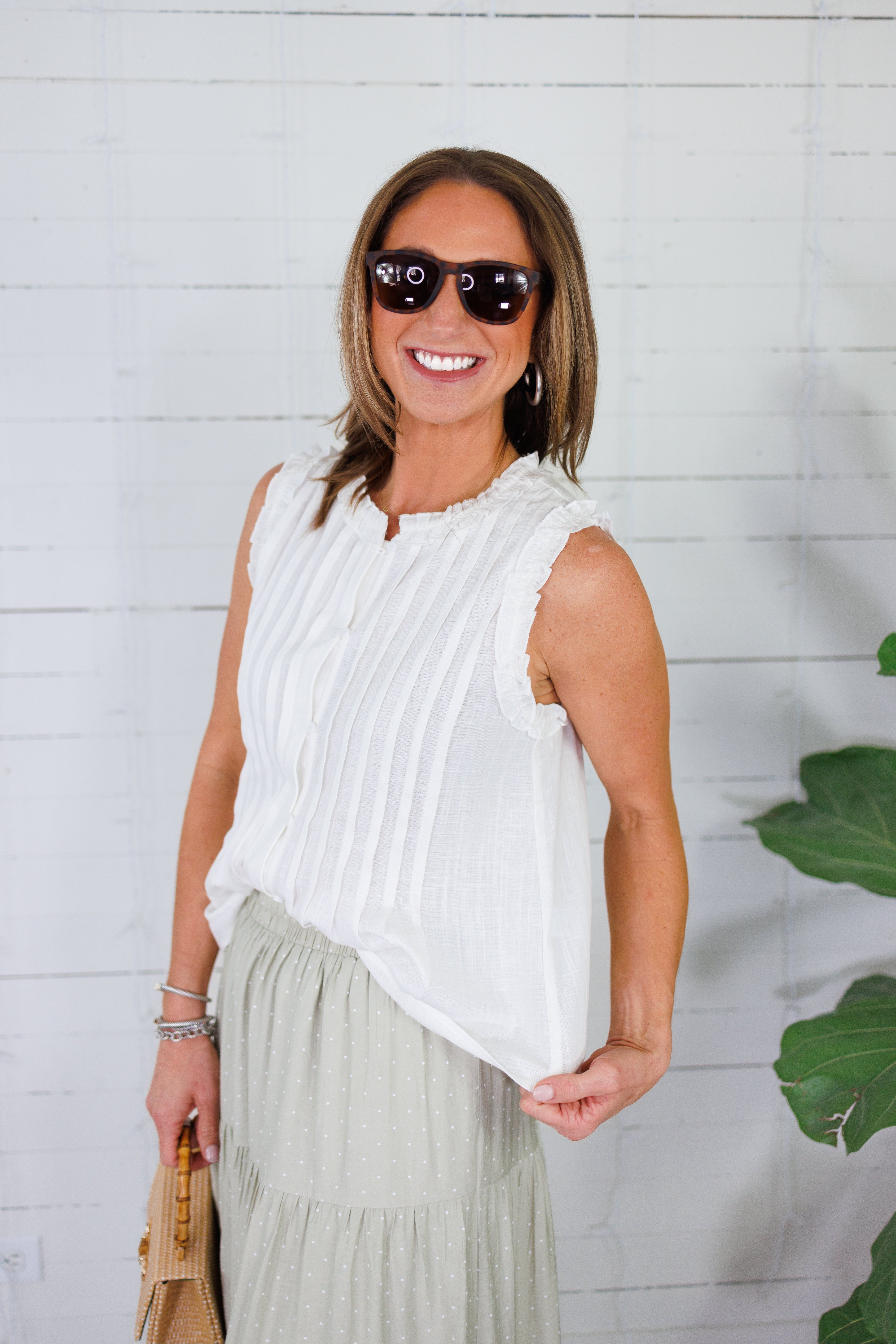 Concord Off White Top THML 