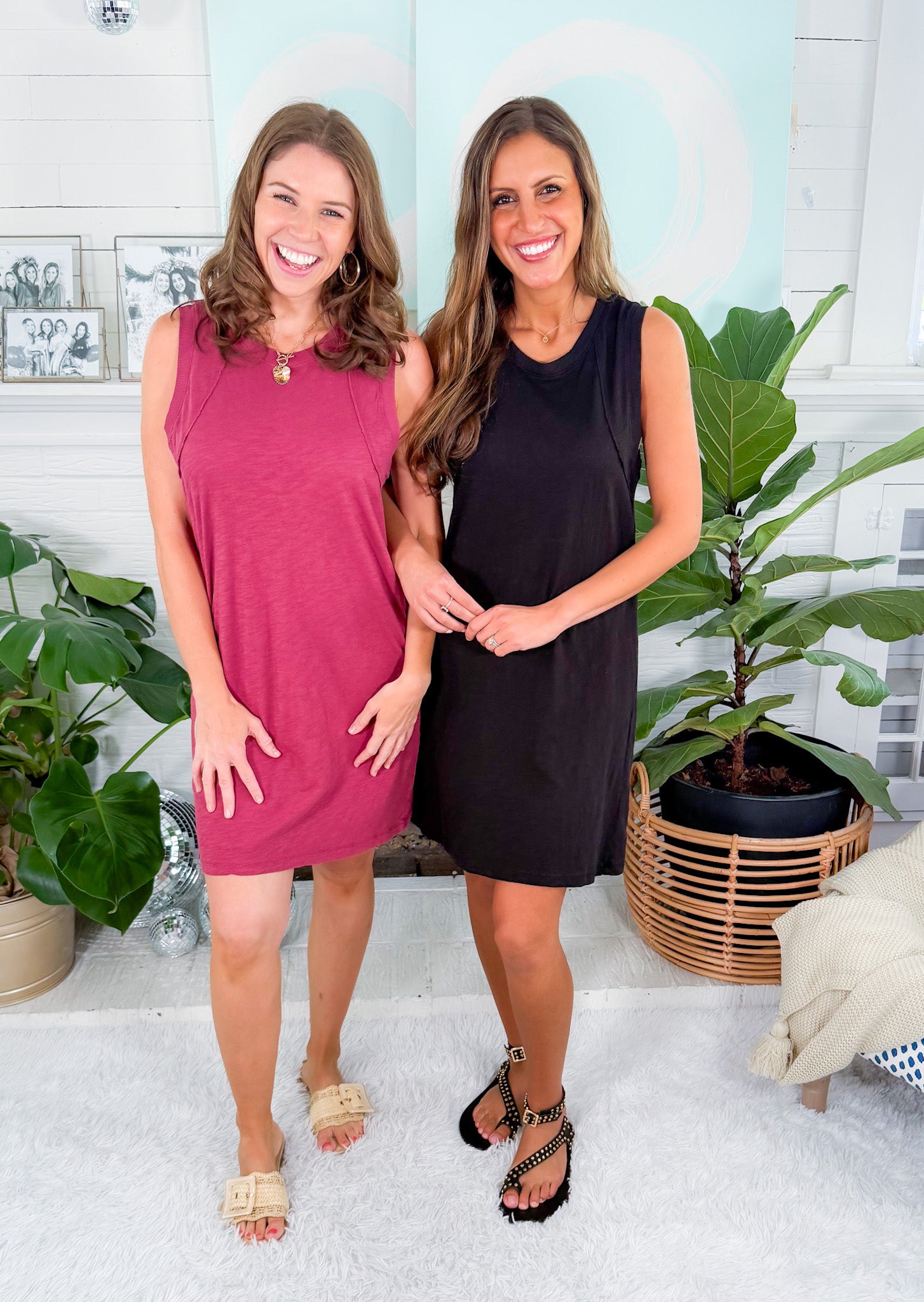 Connie Seamed Tank Dress BOBI